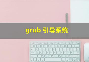 grub 引导系统